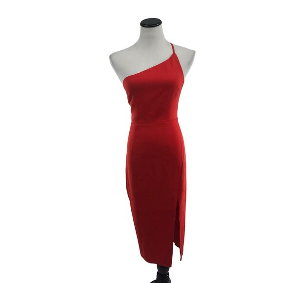 Lovers and Friends Blood Orange Lazo Midi Dress - Picture 4 of 12